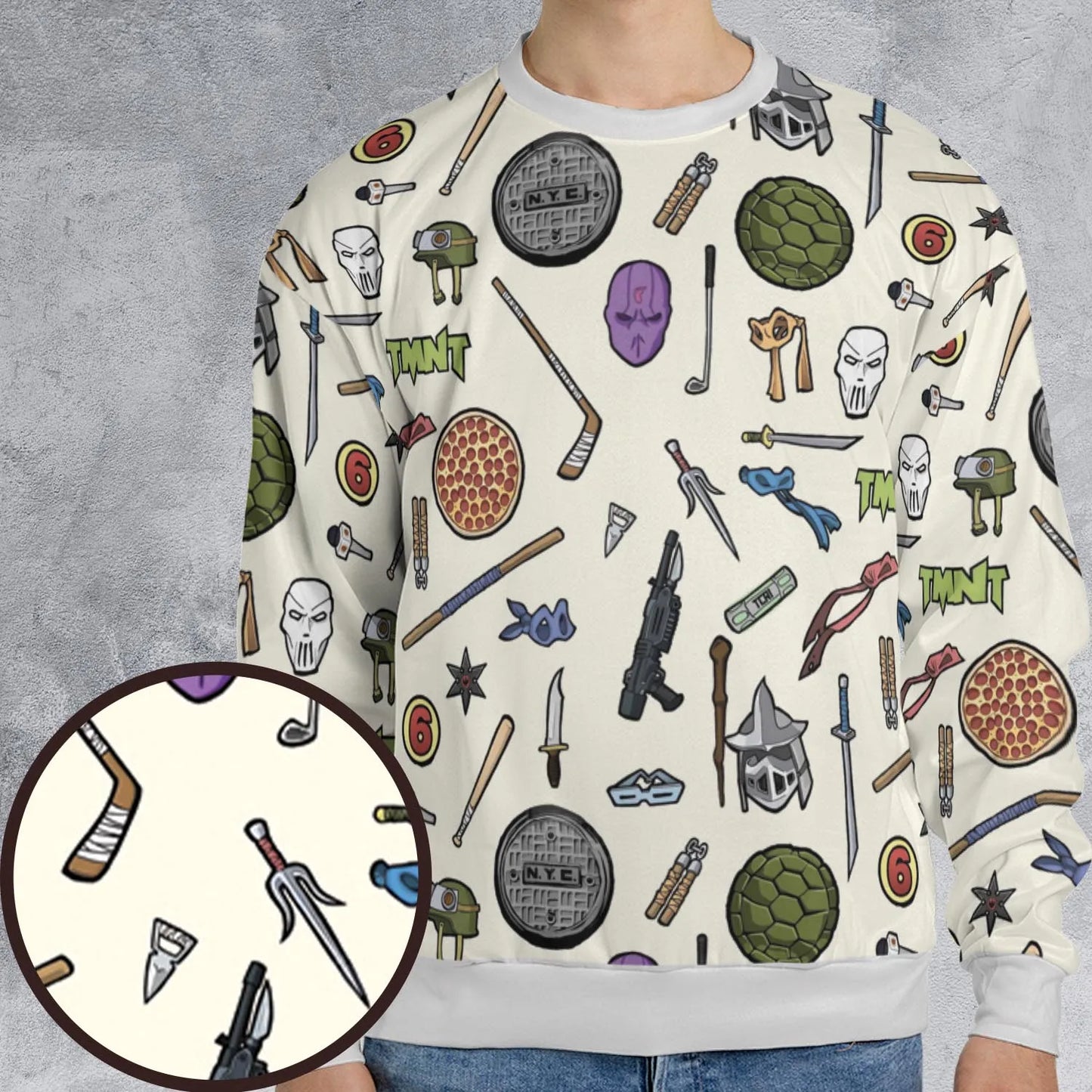 All-over Print Sweatshirt - 1W8SDBRM