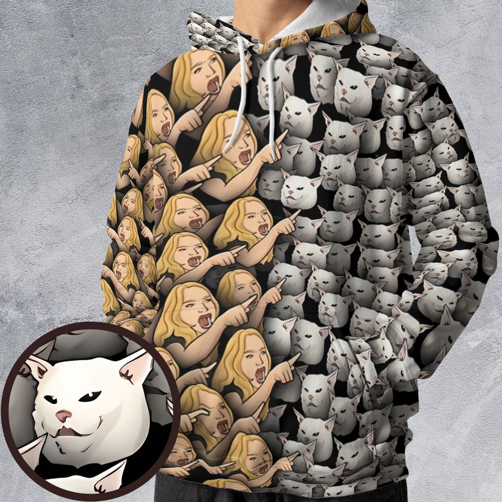 Womans Yelling at Cats -  - 1