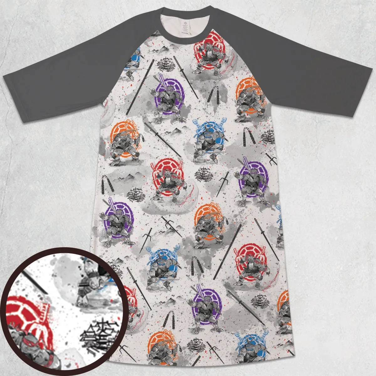 3/4 Sleeve Raglan Dress - 7J3LXWKY