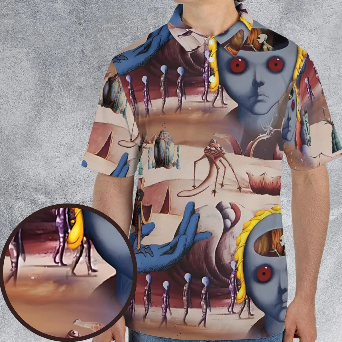 AOP Men/Women Polo Shirt - SM9NBQ7Q