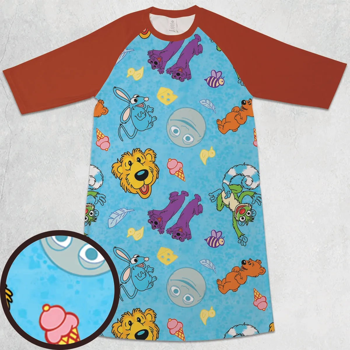3/4 Sleeve Raglan Dress - N1W4KM1R