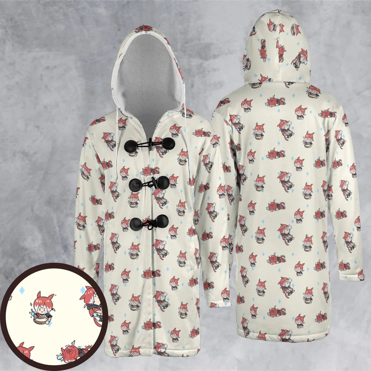 Hooded Cloak Coat - Q5LY6Q9L