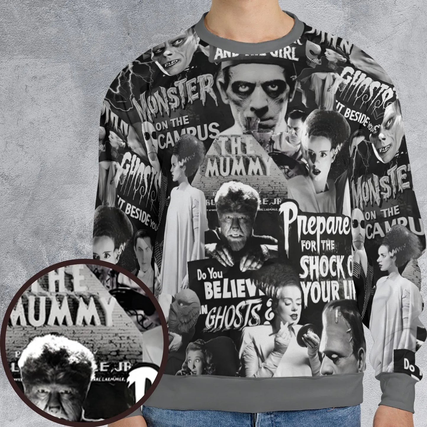 All-over Print Sweatshirt - PFT6BH65