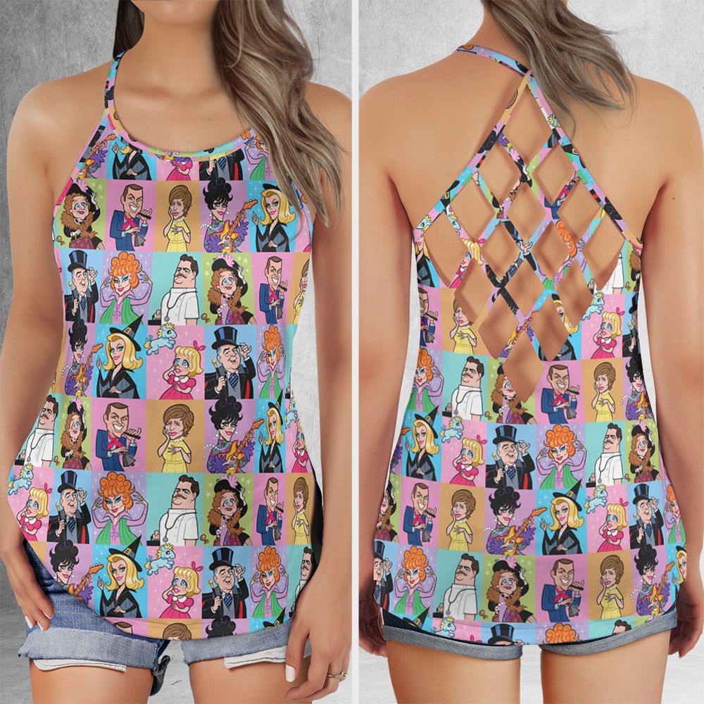 Criss Cross Tank Top - N3WZ7466 -  - 1