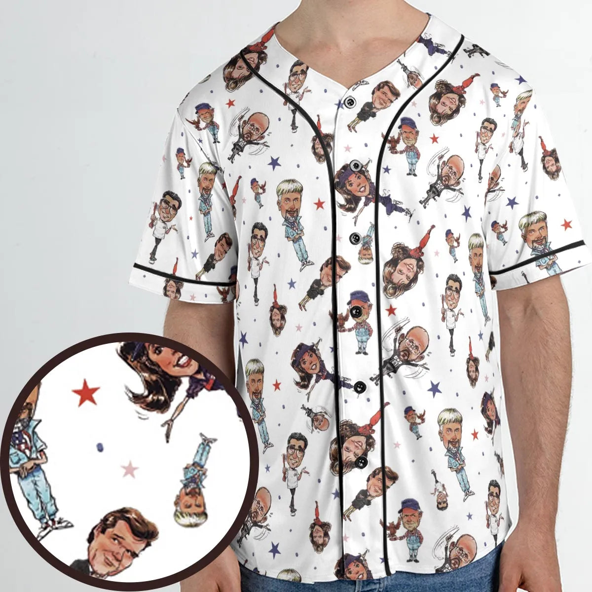 Unisex Baseball Jersey - X74ZSKBN