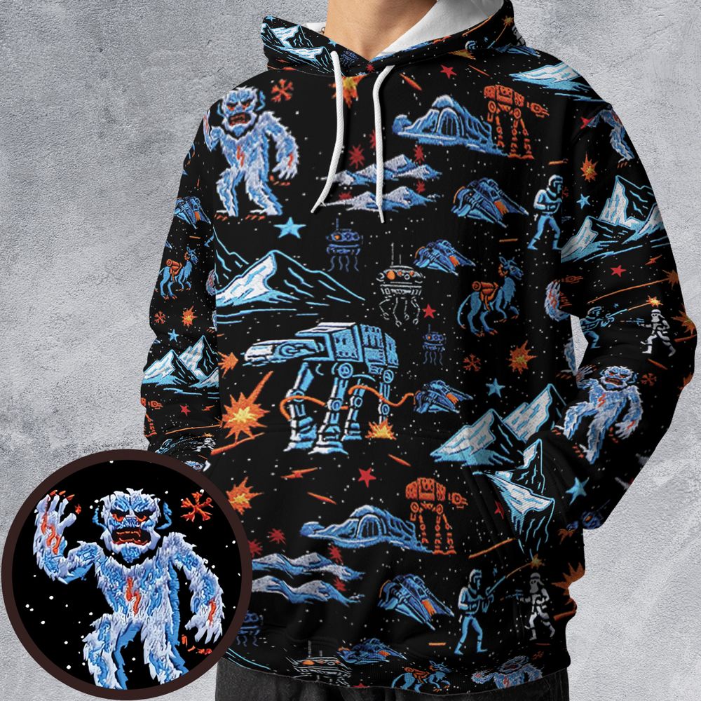 All-over Print Hoodie - BQVMKEXL -  - 1