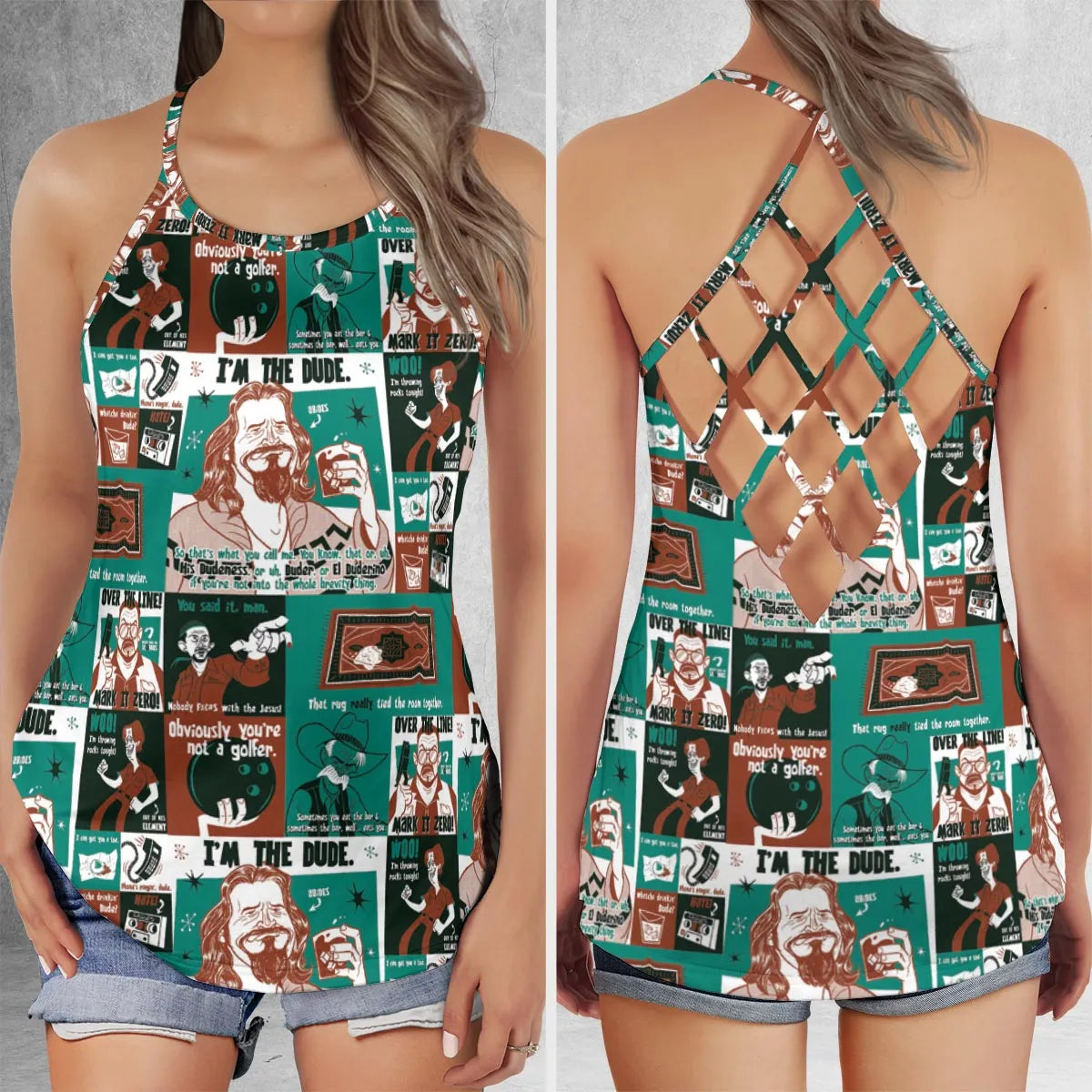 Criss Cross Tank Top - 6XBB1Z5J