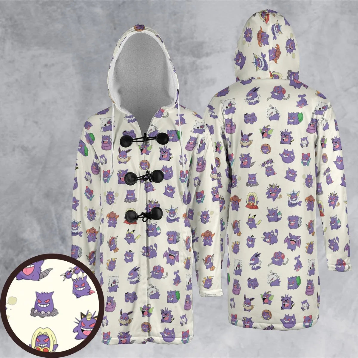 Hooded Cloak Coat - P1HF99DM