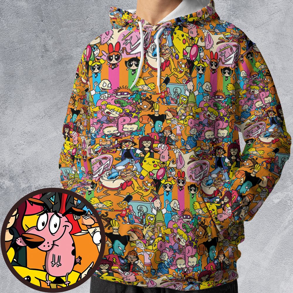 All-over Print Hoodie - SN5BQAD1 -  - 1