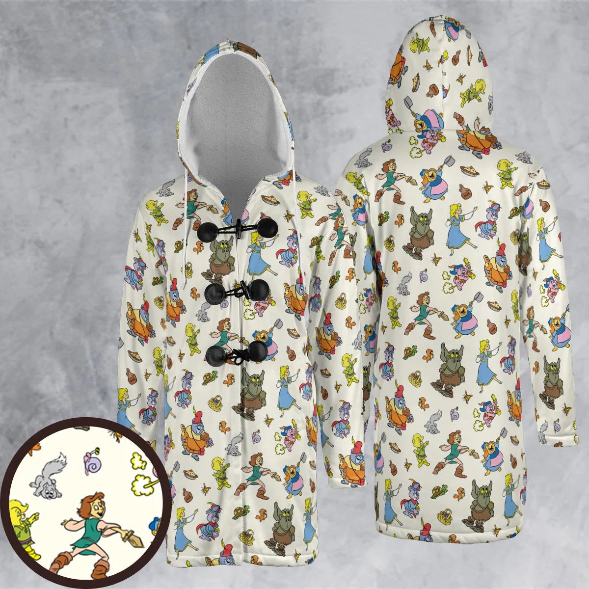 Hooded Cloak Coat - 4GVCVV1E