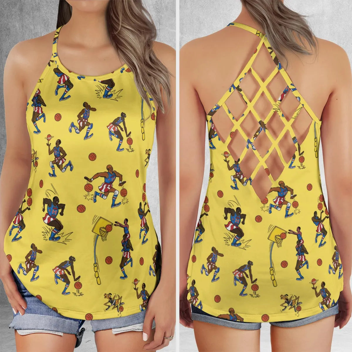 Criss Cross Tank Top - 4SUCCVNF