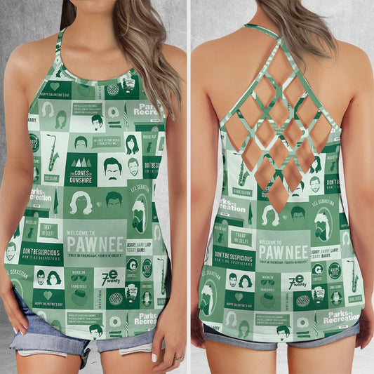 Criss Cross Tank Top - 7PAKR89Q -  - 1