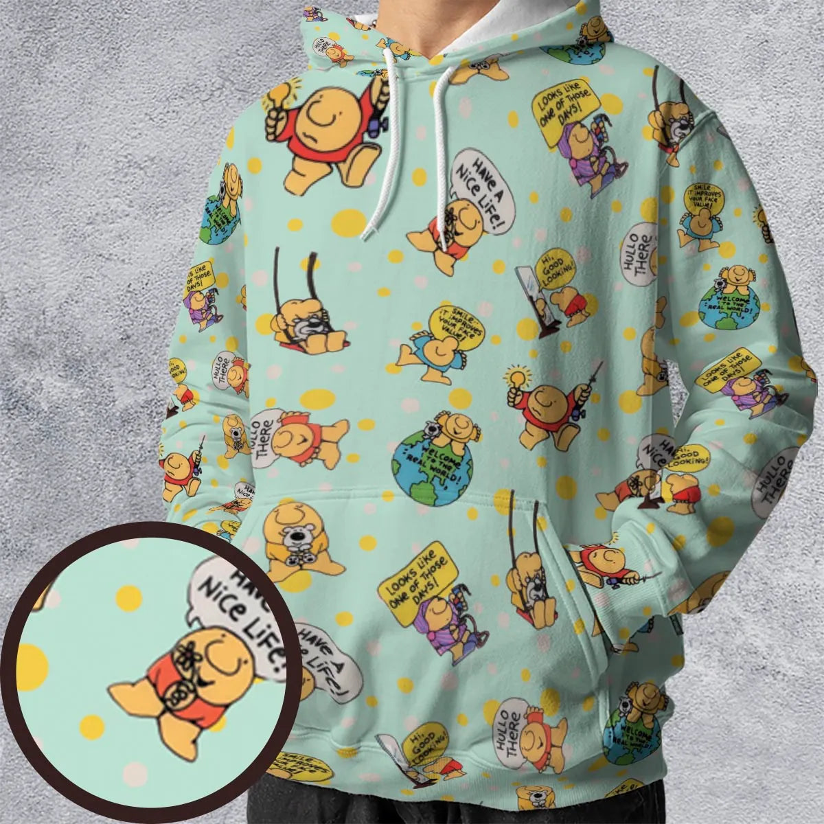 All-over Print Hoodie - PC8X2RMX