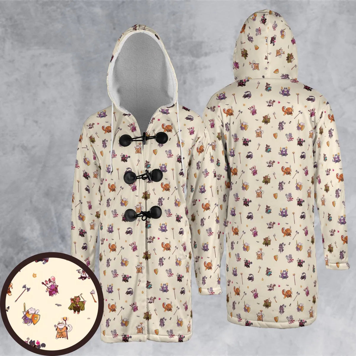Hooded Cloak Coat - 9UPSF1A1