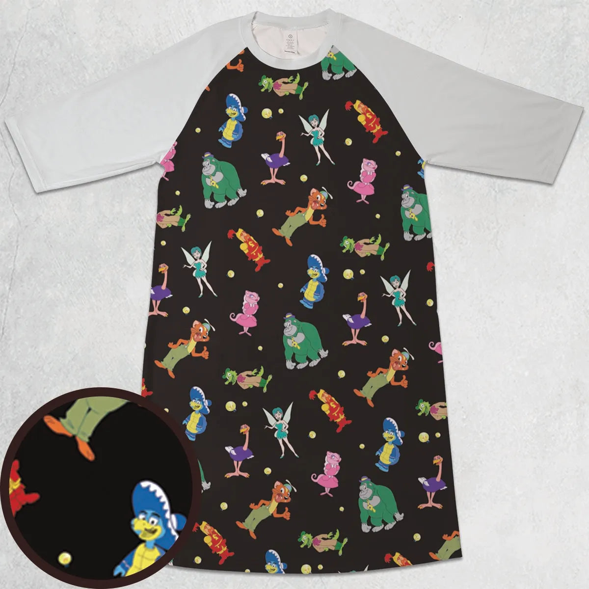 3/4 Sleeve Raglan Dress - KZPKDSMS