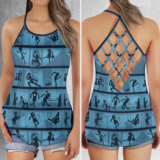 Criss Cross Tank Top - Z66DP1JS