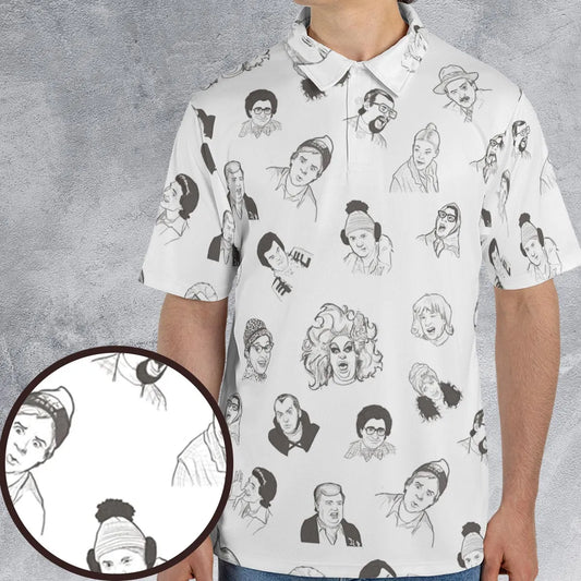AOP Men/Women Polo Shirt - H2ZFMVYH