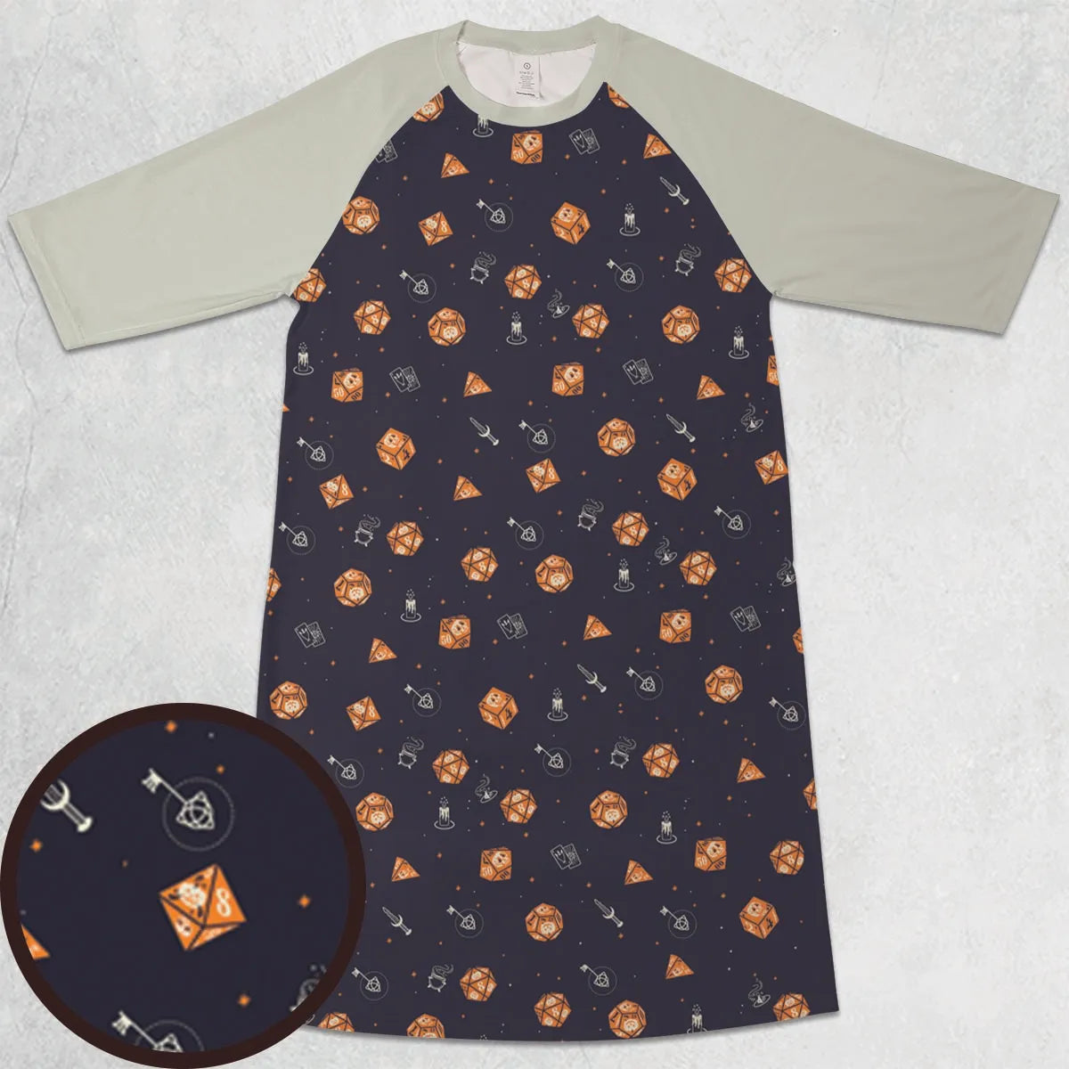 3/4 Sleeve Raglan Dress - SMCDHGV5