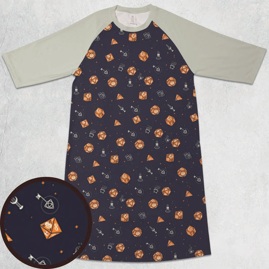 3/4 Sleeve Raglan Dress - SMCDHGV5