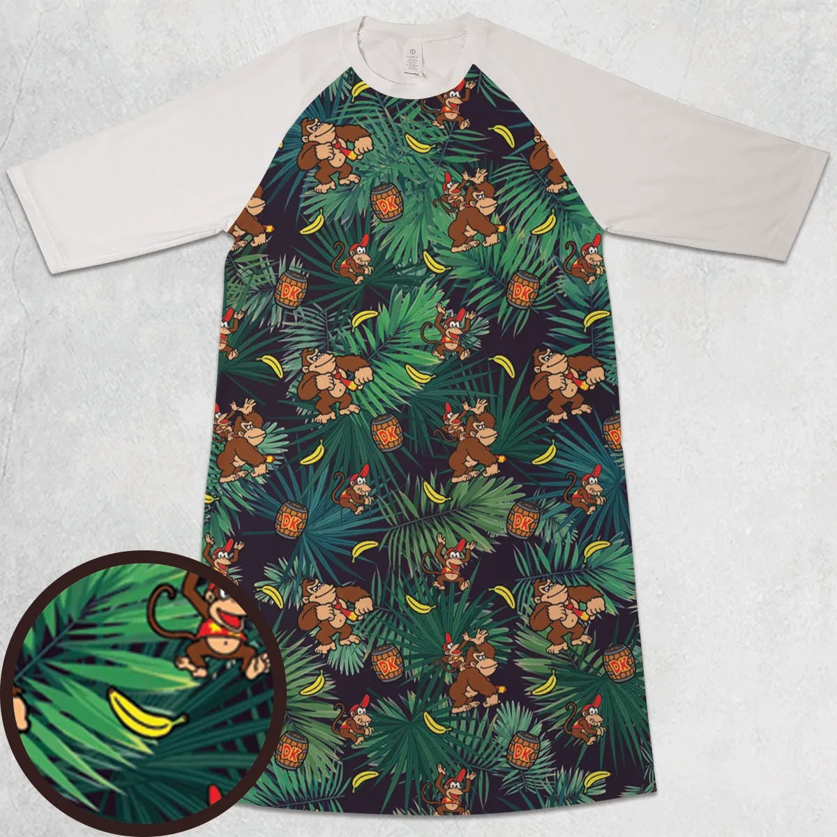 3/4 Sleeve Raglan Dress - 7W6SZLN8