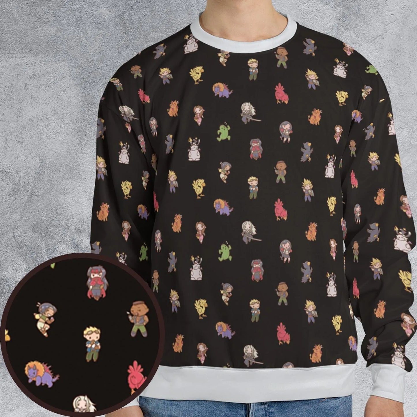 All-over Print Sweatshirt - K8YBDVVD