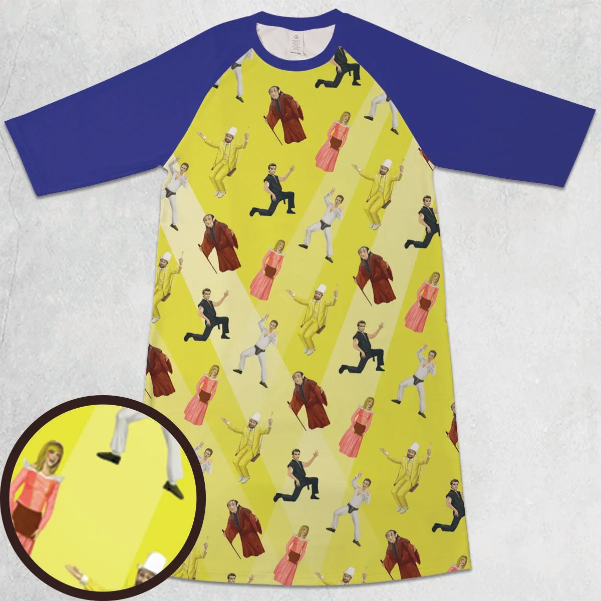 3/4 Sleeve Raglan Dress - R9D8WQYR