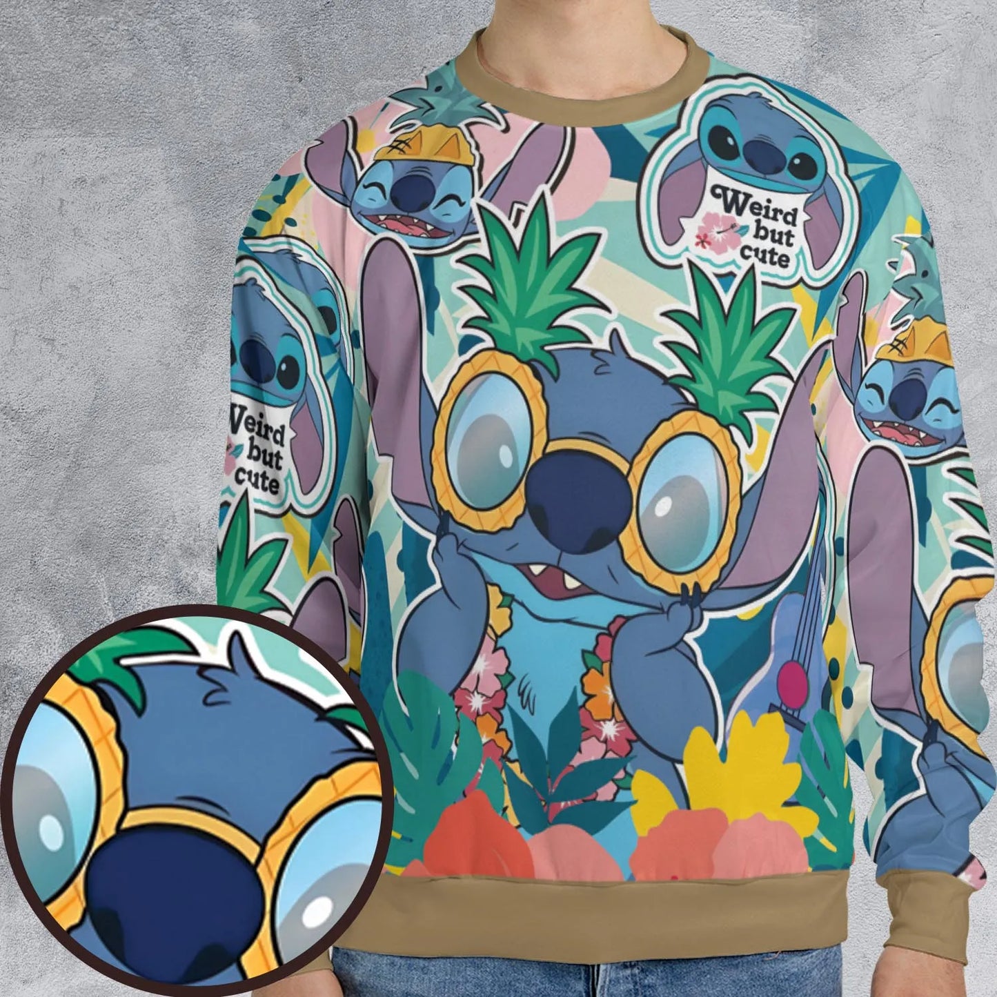 All-over Print Sweatshirt - 97KTXGZJ