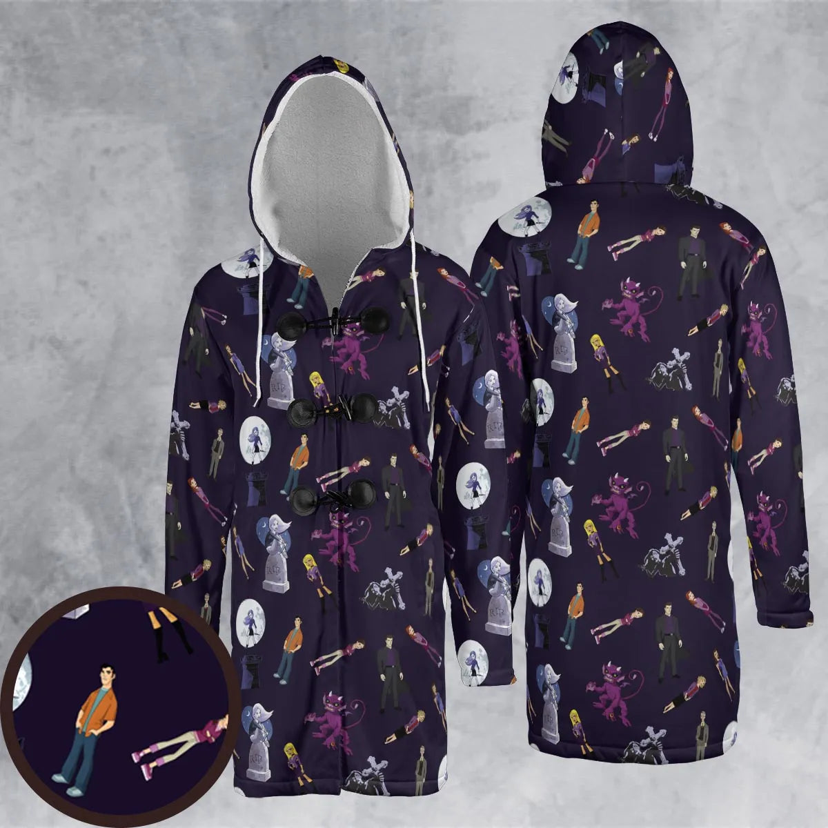 Hooded Cloak Coat - G4JHVFYR