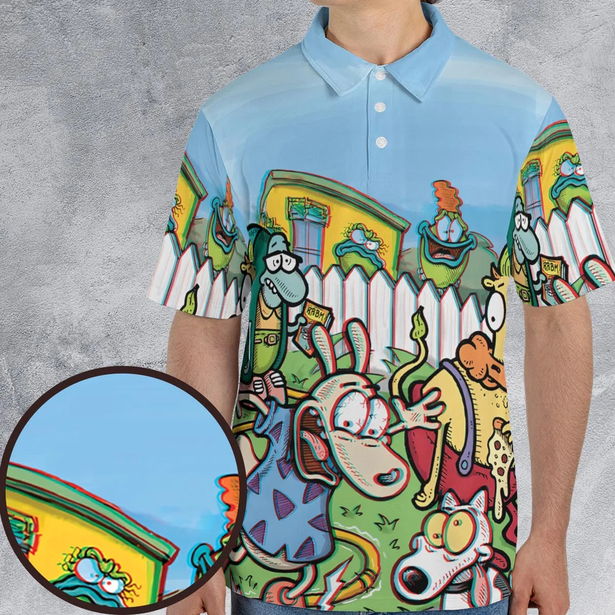 AOP Men/Women Polo Shirt - XYVPGWNT