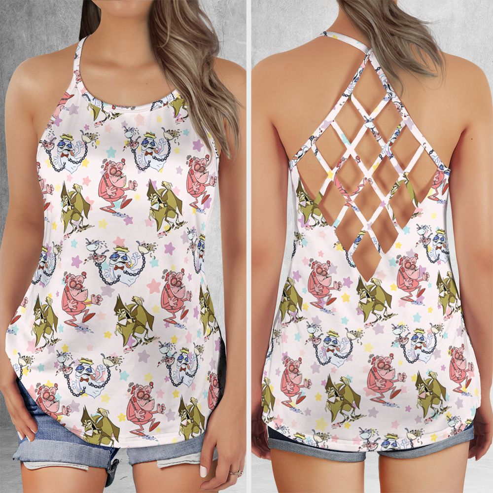 Criss Cross Tank Top - 5YV8H6CP -  - 1