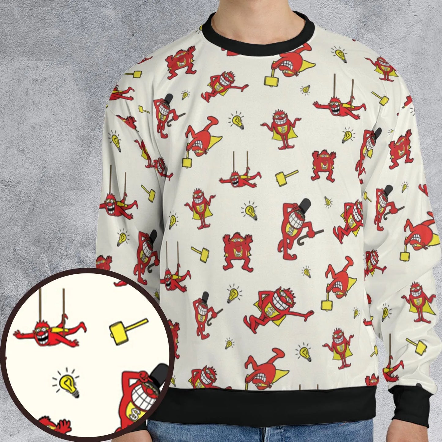 All-over Print Sweatshirt - WFYD4V1E