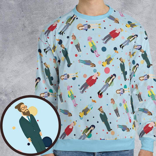 All-over Print Sweatshirt - 96JV74HG -  - 1