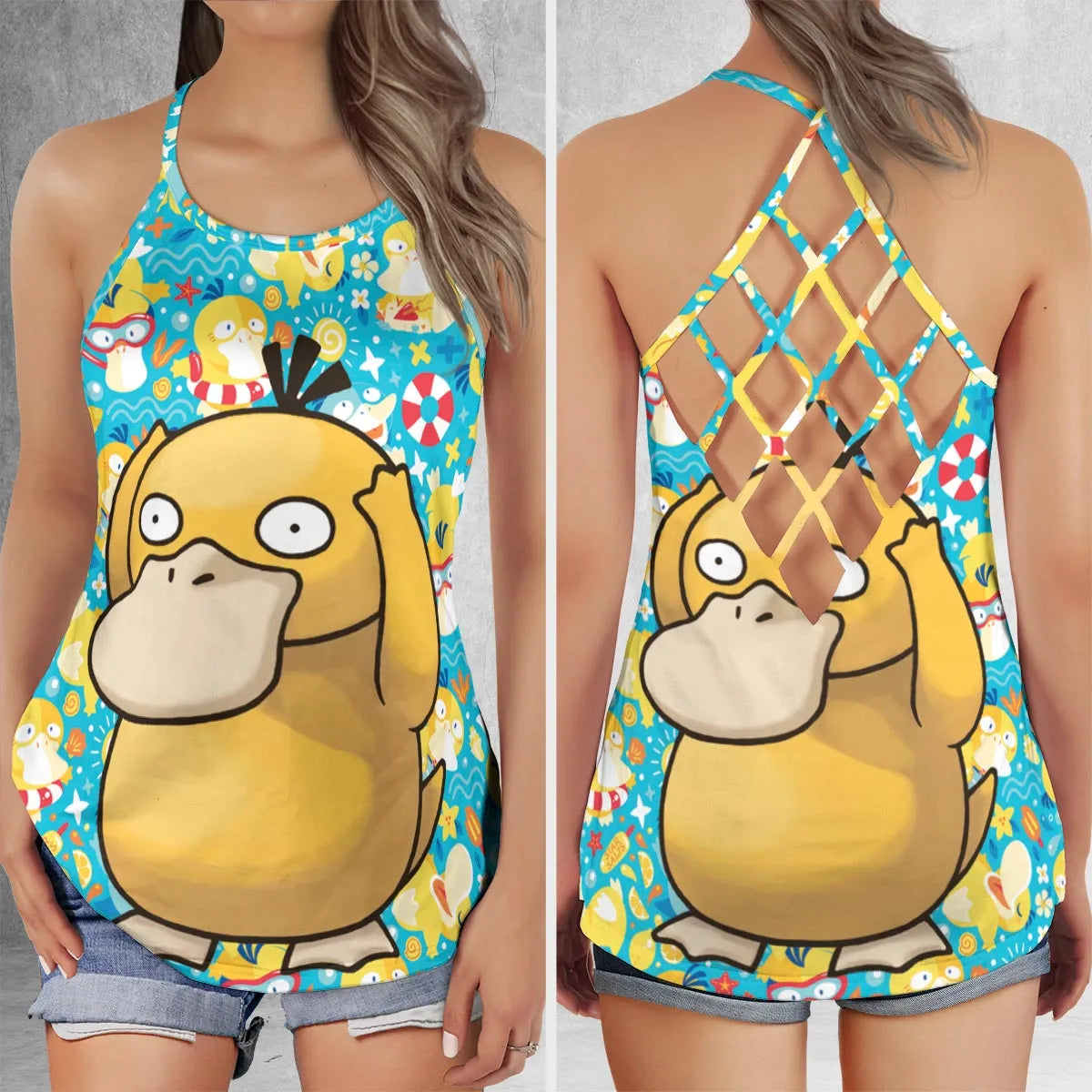 Criss Cross Tank Top - JK5H7MS3