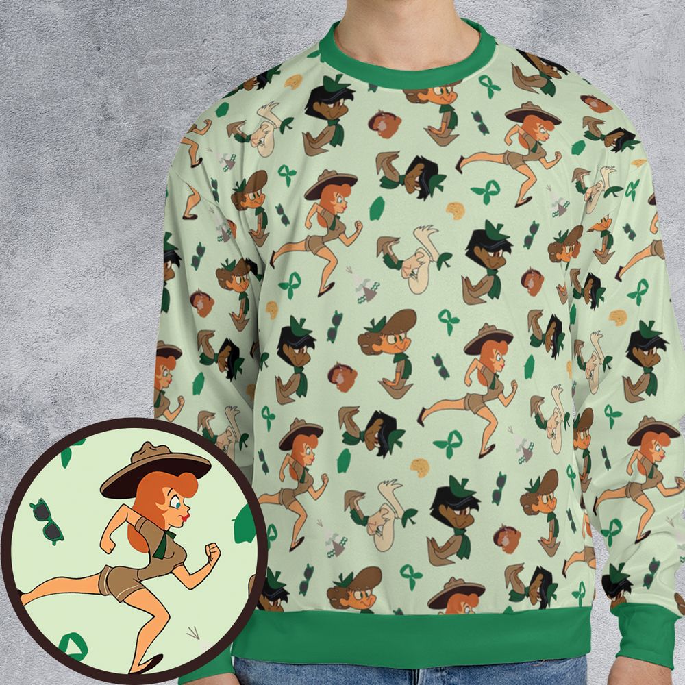 All-over Print Sweatshirt - AK7PNXLS -  - 1