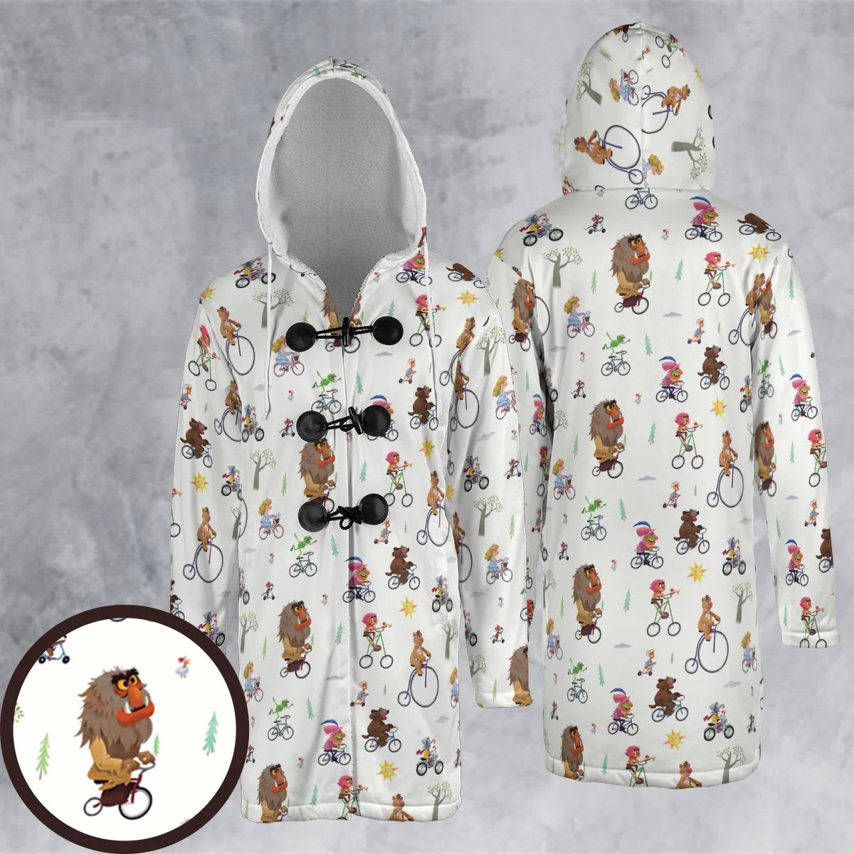 Hooded Cloak Coat - A6R6N4BC