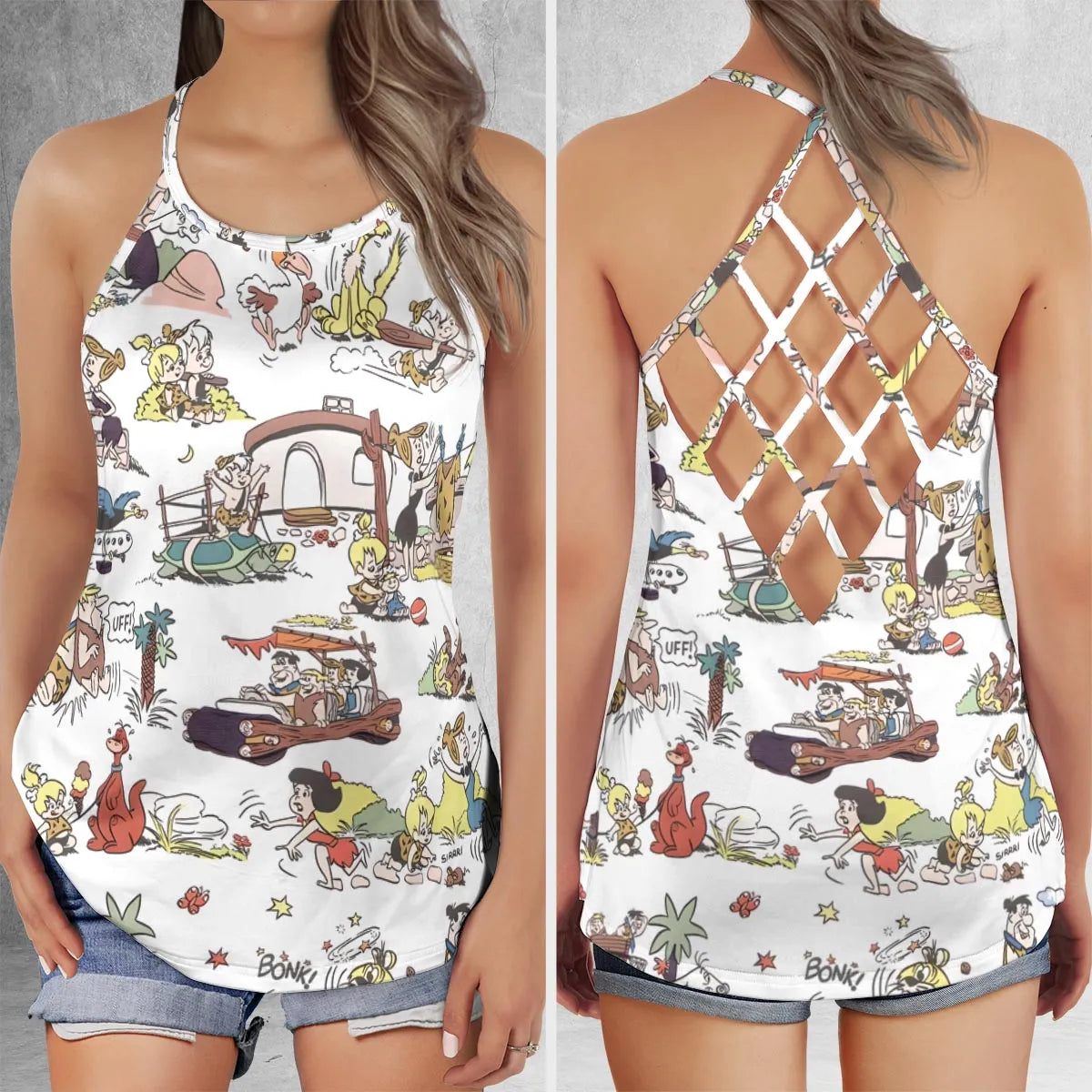 Criss Cross Tank Top - SG7L9TUJ