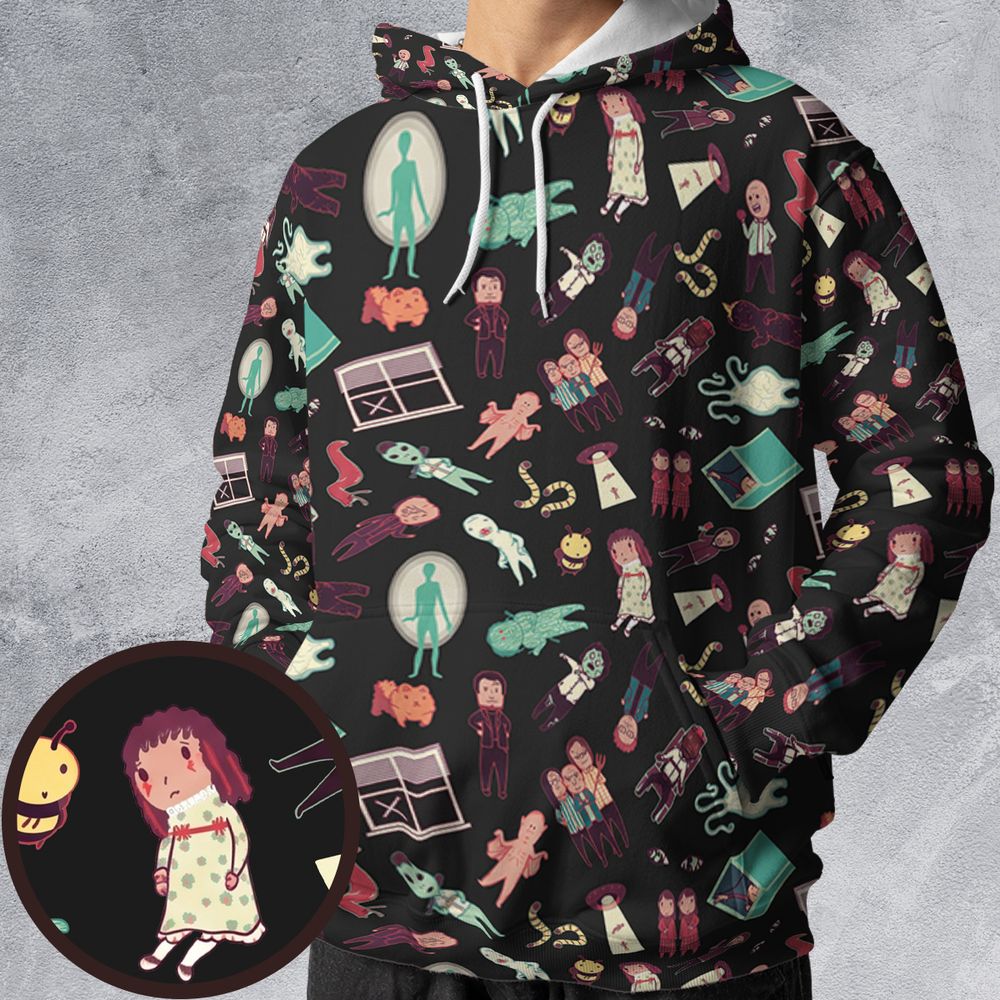 All-over Print Hoodie - DSD1GJHK -  - 1