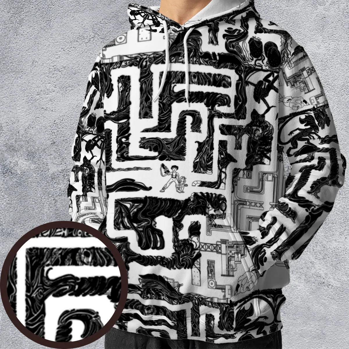 All-over Print Hoodie - T9Q2EU3V