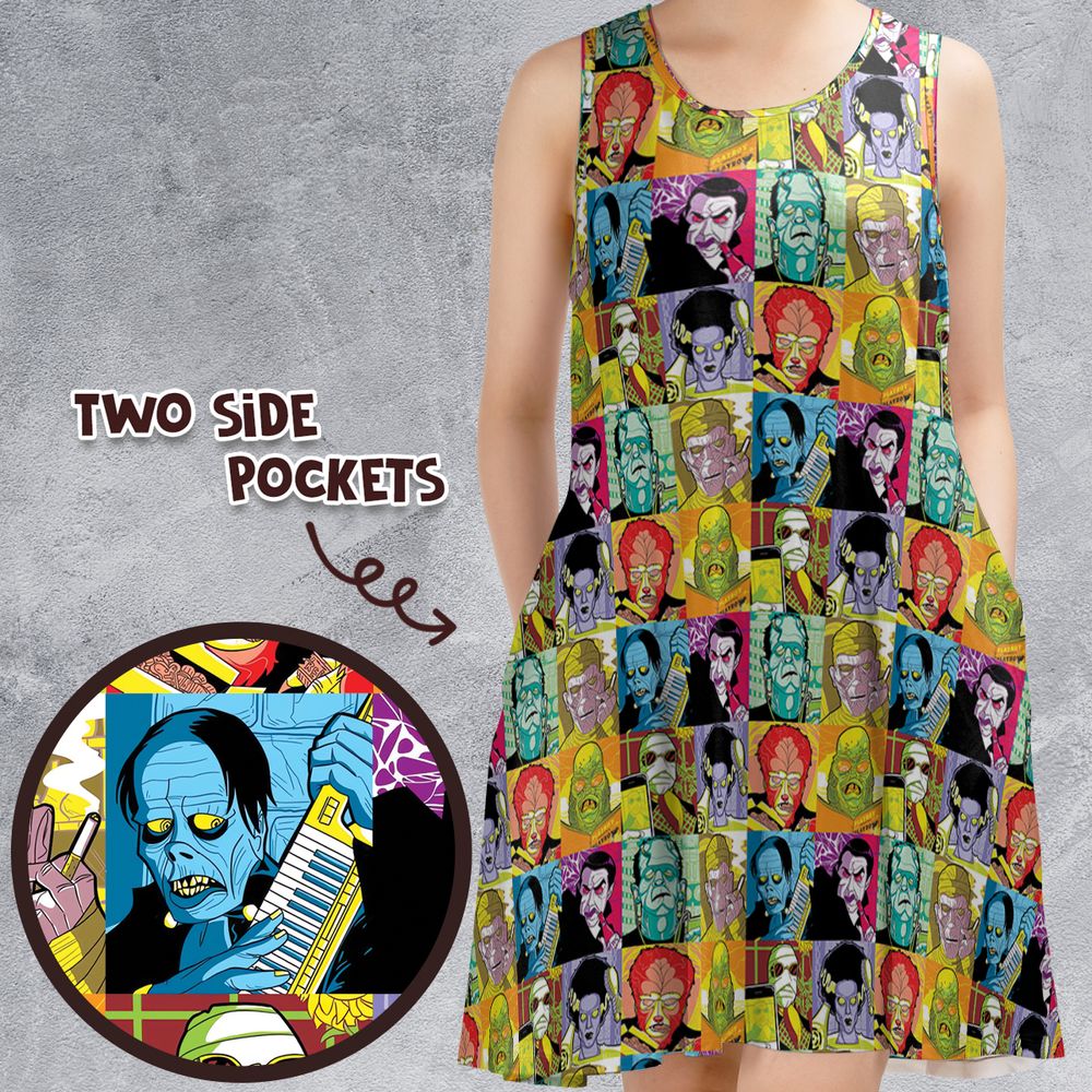 Sleeveless Dress - W3VY6CNS -  - 1