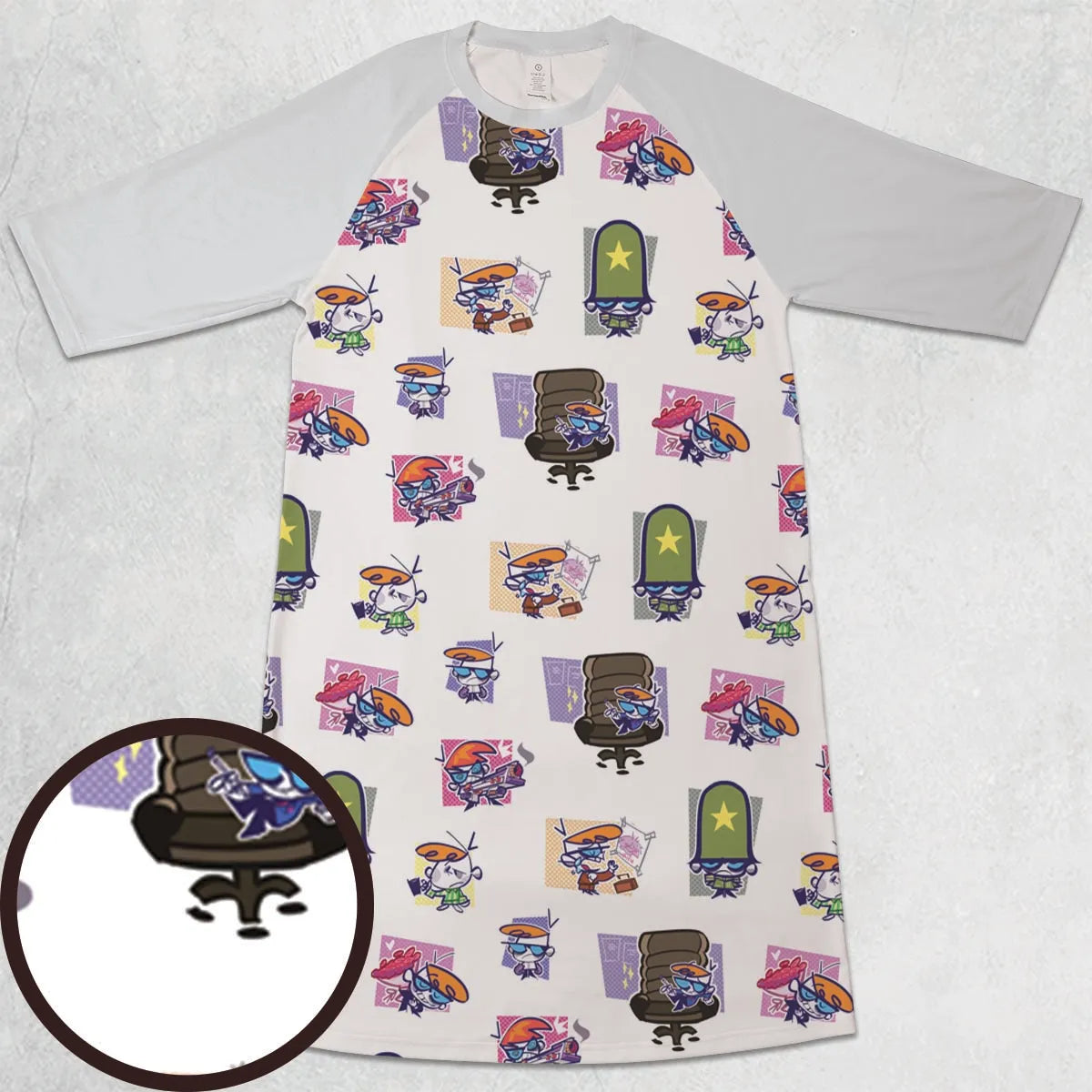 3/4 Sleeve Raglan Dress - N56RBMRC