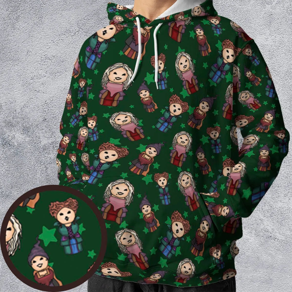All-over Print Hoodie - DYSQCNFU