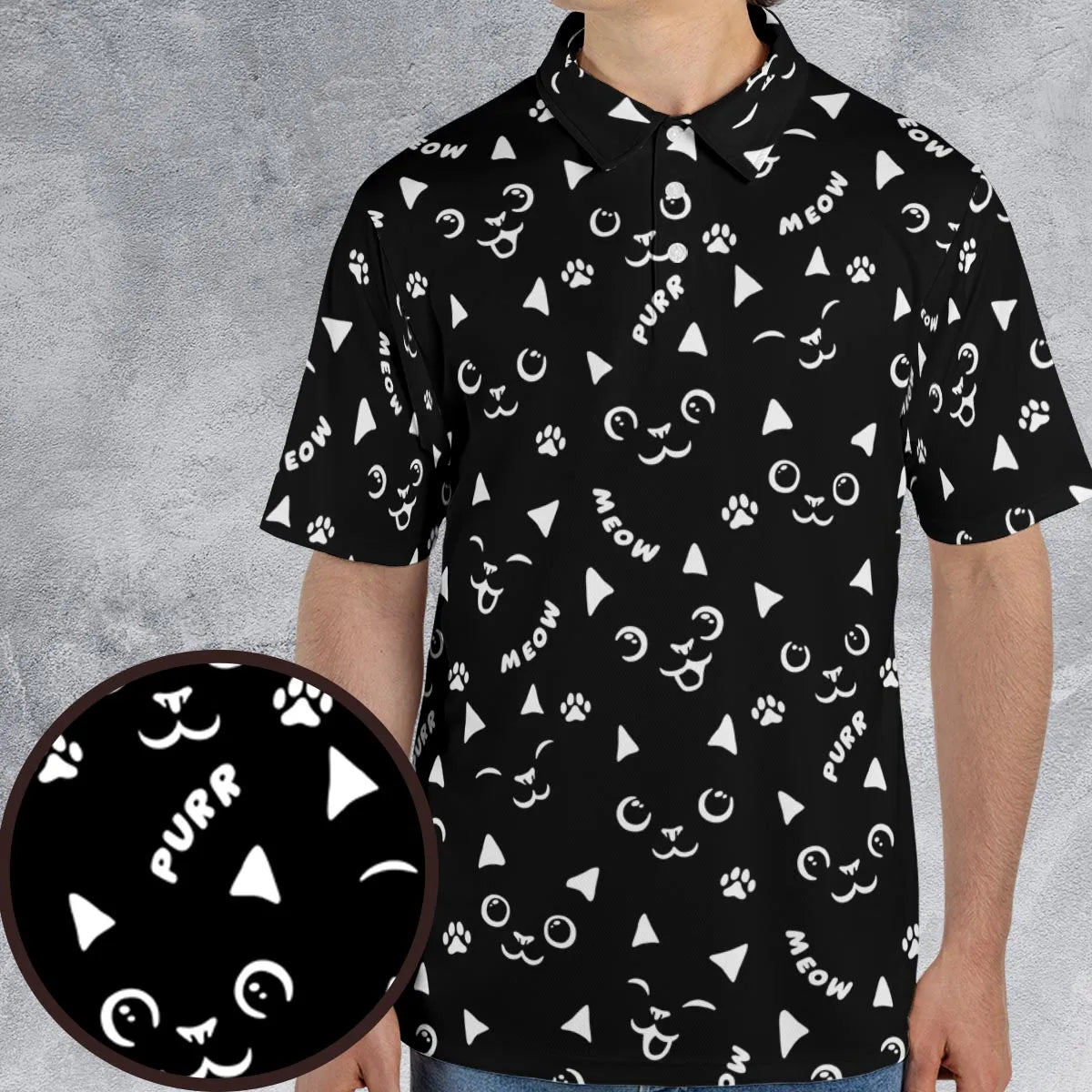 AOP Men/Women Polo Shirt - HEFZMGUA