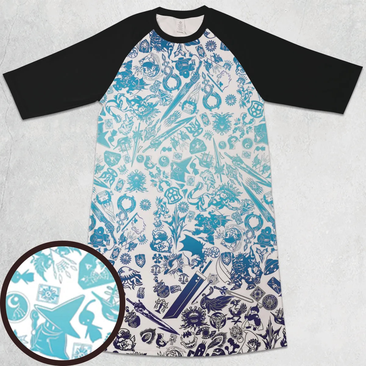 3/4 Sleeve Raglan Dress - AJMXZ2JJ