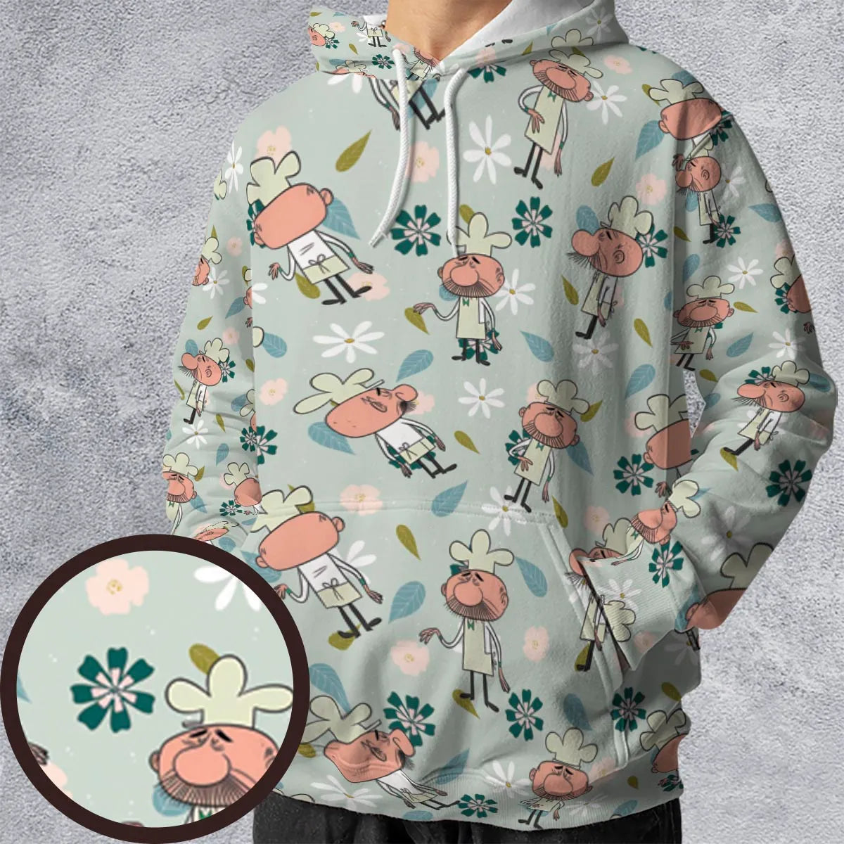 All-over Print Hoodie - 7XS2VLE5