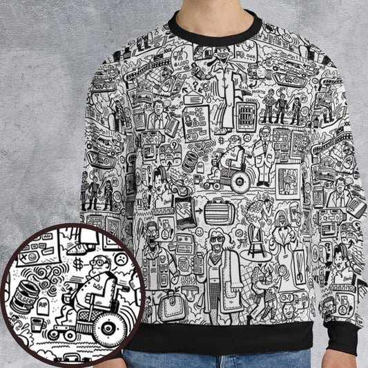 All-over Print Sweatshirt - NSDQVD94