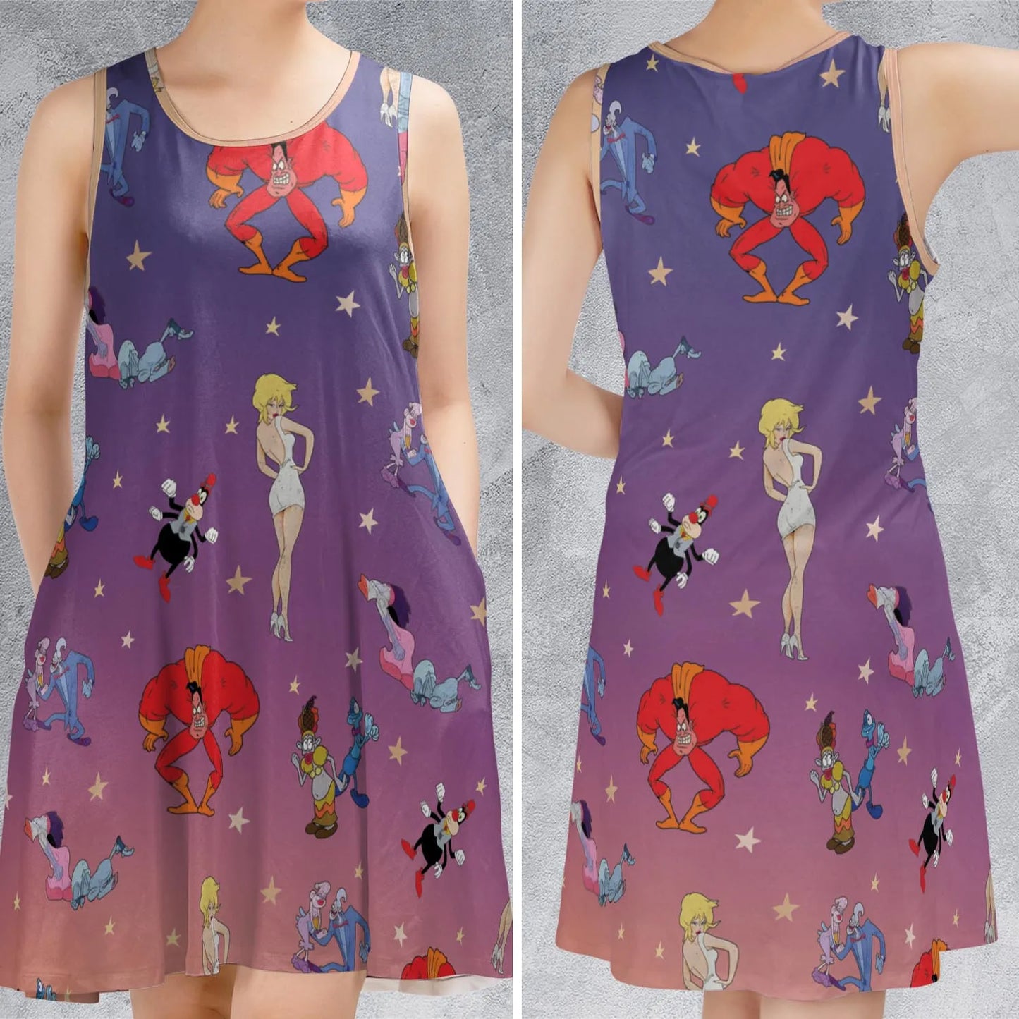 Sleeveless Dress - G6D88R9T