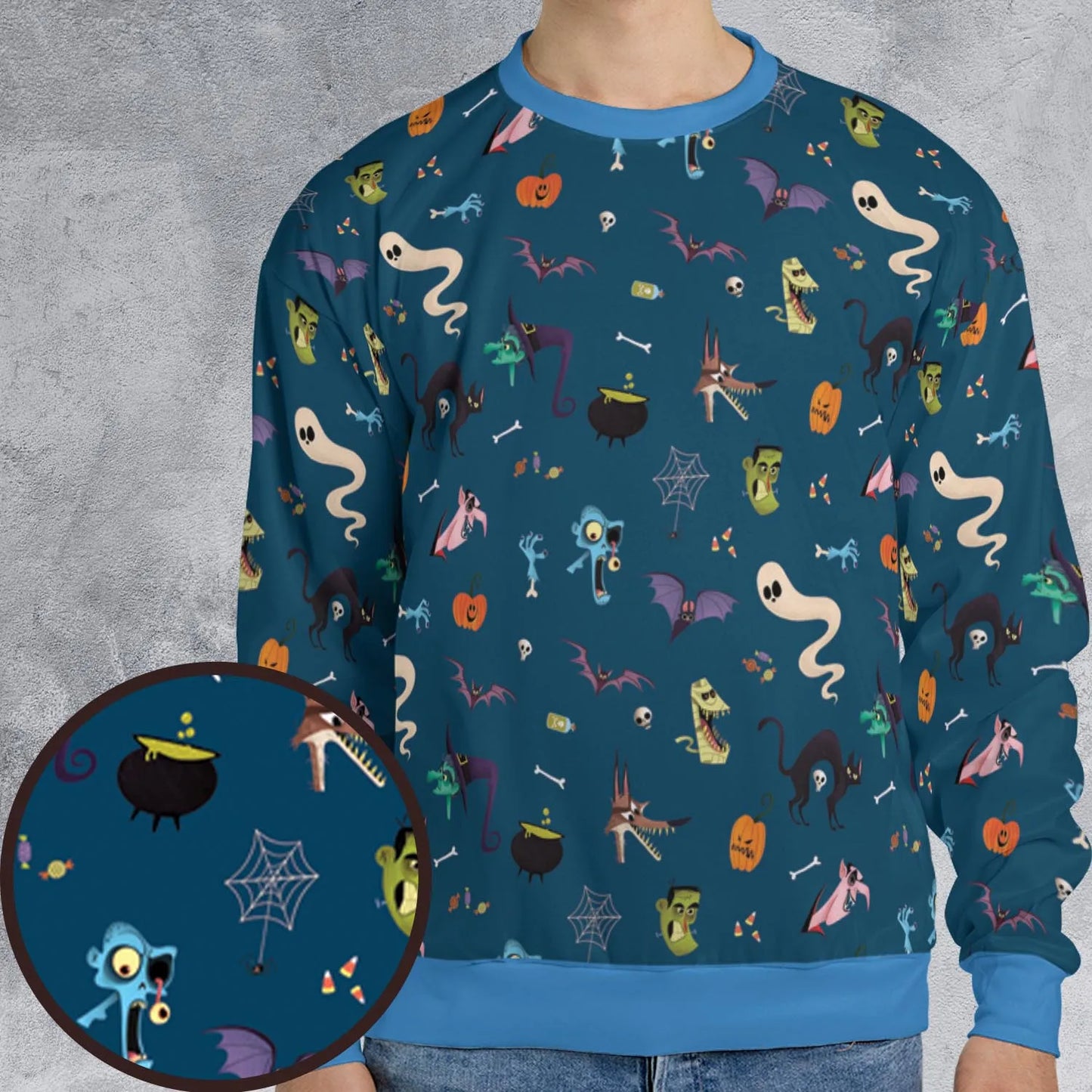 All-over Print Sweatshirt - XRCYVUMU