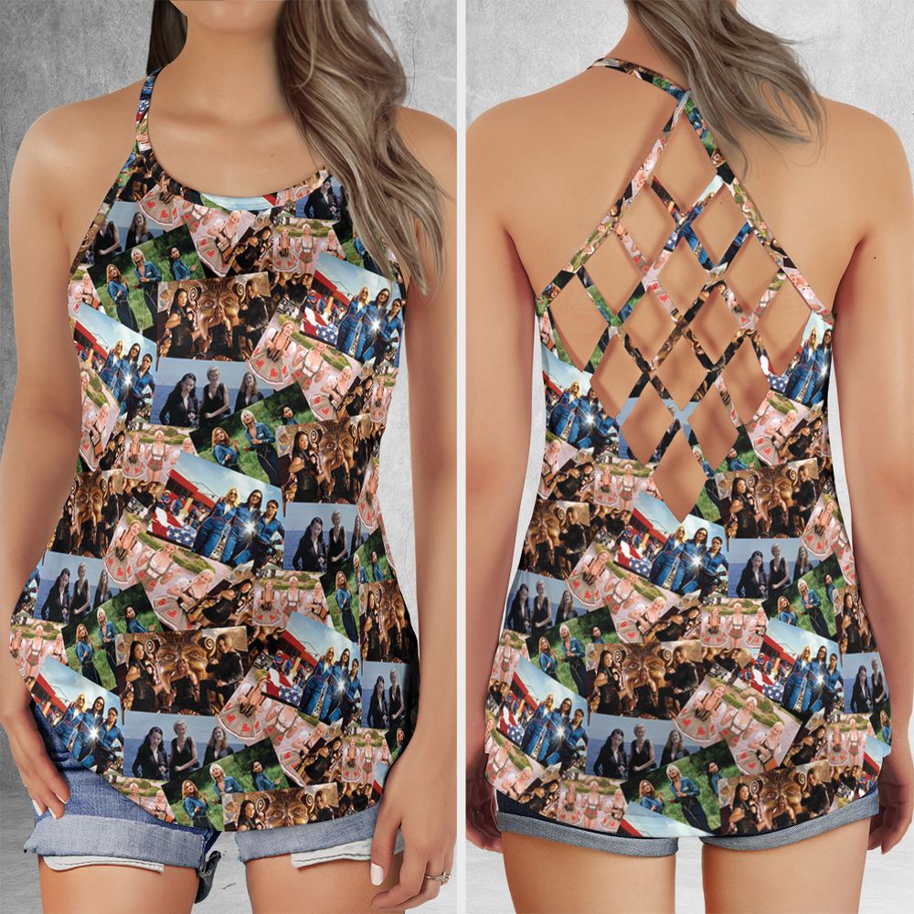 Criss Cross Tank Top - YFZB2EMW -  - 1