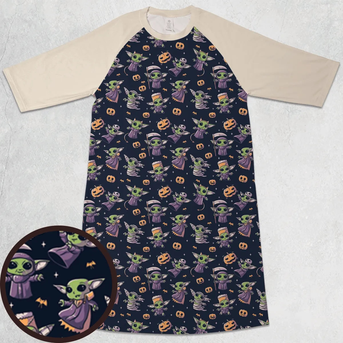 3/4 Sleeve Raglan Dress - EH69SJGR
