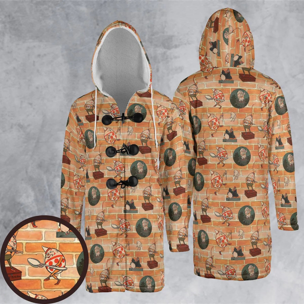 Hooded Cloak Coat - A7WJXVH9